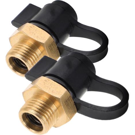 2 pièces Valve de Sécurité Automatique pour Réservoir Air Adaptateur de Vanne pour Réservoir de Gaz Valve de Purge Fiable pour Compresseur et Chaudière Installation Facile (1/5)