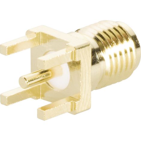 TRU COMPONENTS 1579414 SMA-Steckverbinder Buchse, Einbau vertikal 50 Ω 1 St.