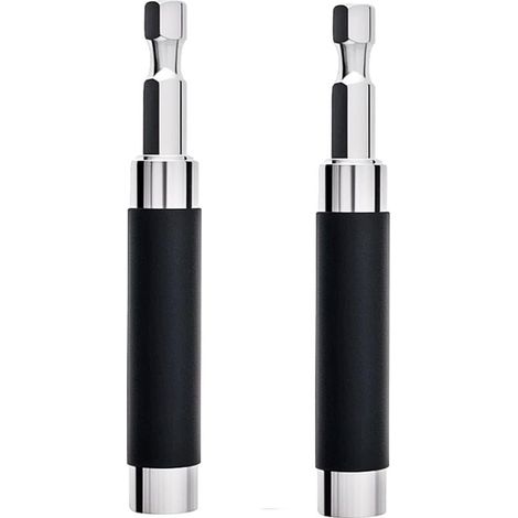 Set aus 2 verstellbaren 80-mm-Magnetschraubendreherhaltern, Schraubendreherbithalter und Führungsstangenadapter (1/5)