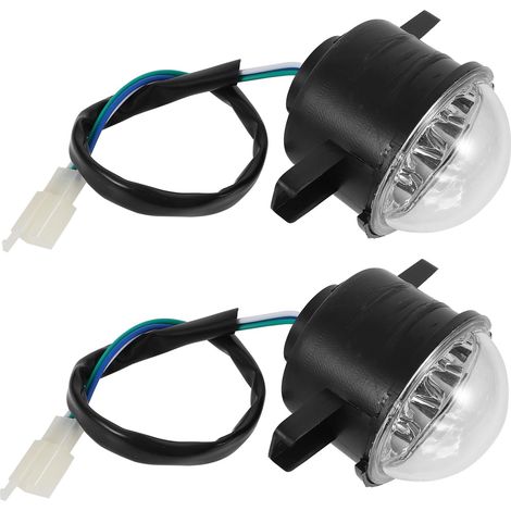 2 Pièces Phare De Taureau Phare Vtt Feux De Led Lampe De Travail à Led Phare Automatique Ampoules Led Ampoule à Led Feu Avant 12v Acrylique Taureau Phares Vus