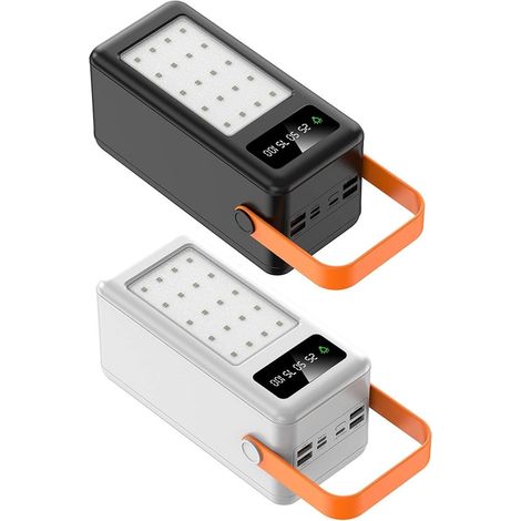 TrAdE Shop Traesio - Power Bank 60000mah Qc 3.0 Pd Wxj-029 Batteria Esterna Portatile Con Display 4 Porte Usb - (1/5)