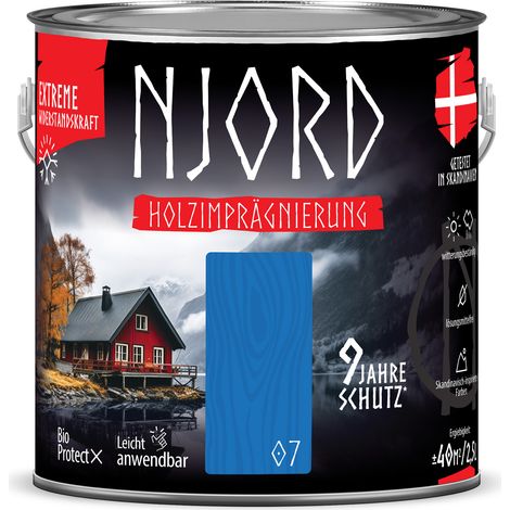 NJORD Holzimpragnierung (07) Wolkenloser Himmel - 2,5L (1/5)