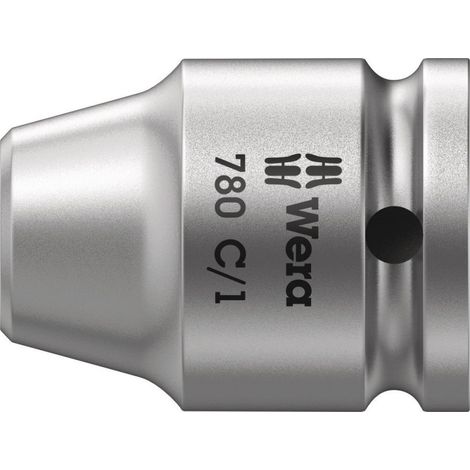 Verbindungsteil 780 C/1-S 1/2" 4-kant x 1/4" 6-kant 35 mm Wera