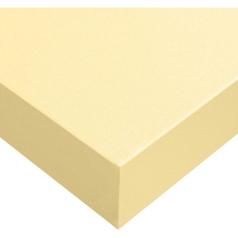 DIMEXACT - Papier peint autocollant jaune pastel mat - 122 cm x 0.5 m - En Rouleau (1/3)