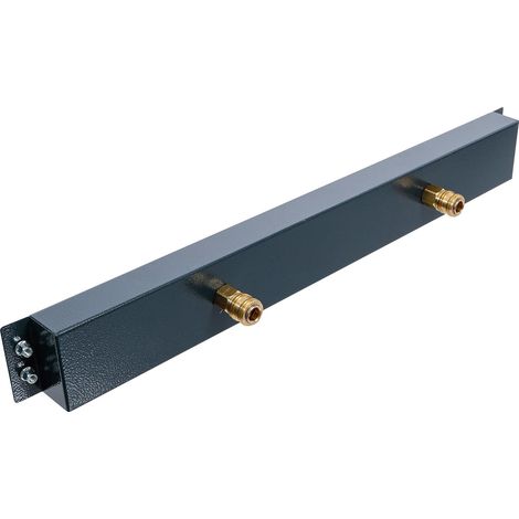 BGS  Tira  de  conexión  de  aire  comprimido  doble  para  sistema  de  panel  de  pared  -  80191 (1/4)