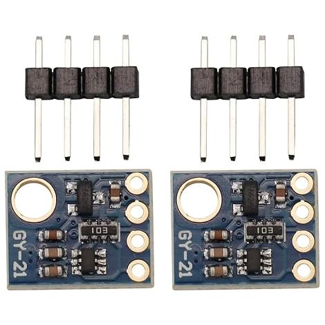 DC 3V-5V I2C Capteur de température et d'humidité GY-21 Module de capteur Module d'humidité (2 pièces) (1/5)