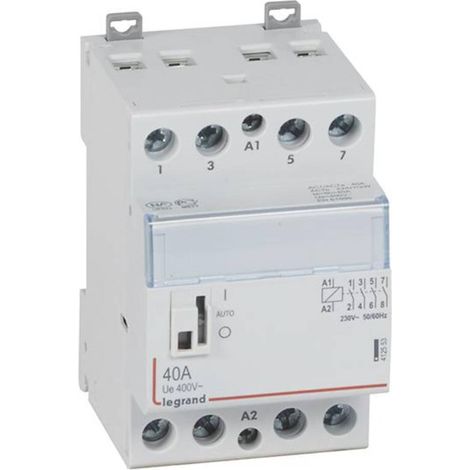 Legrand CX3 Contattore 230V 40A Multicolore 3 Moduli
