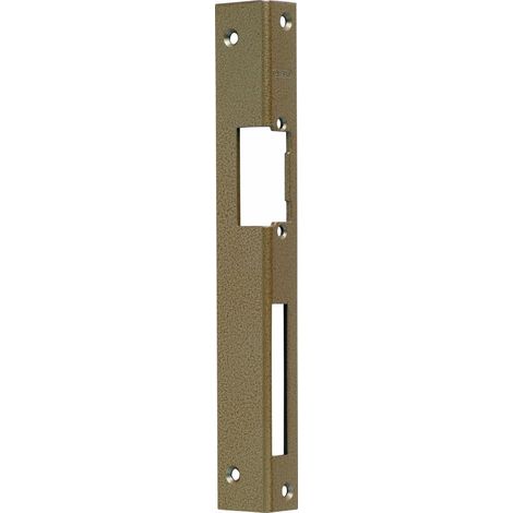ABUS WST 21536 - Piastra di attacco per porta destra DIN a destra, martellata, colore: Oro (1/2)