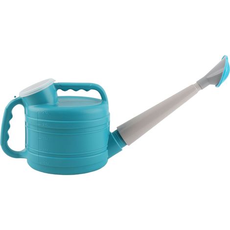 Arrosoir à plantes bidon d'arrosage en plastique PE grand volume large ouverture accessoire jardin 2,5 L bleu (1/5)