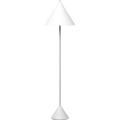 Stehlampe aus weißem Metall D40xD40x156h cm (1/5)