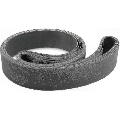 Lot de 12 bandes abrasives fines, en carbure de silicium de grain 400-1000, adaptées aux opérations de meulage et de polissage de précision. (1/5)