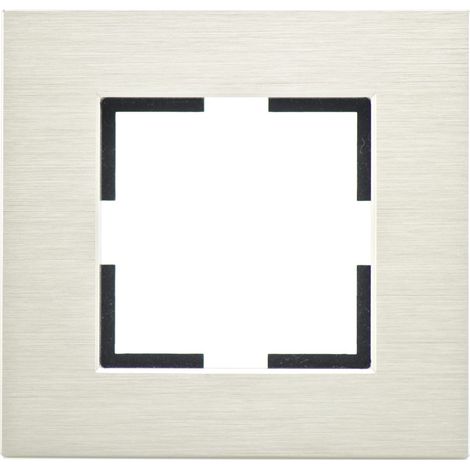 Plaque de finition métal bronze 1 poste 84x87x10mm (1/5)