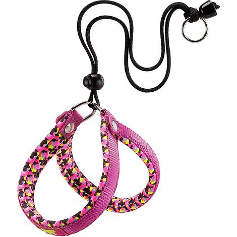 Ferplast AGILA FANTASY 2-3 Pettorina ergonomica per cani con morbida imbottitura e chiusura con laccetto.. Variante 2 - Misure: A=B 32-50 cm 15 mm - Fucsia