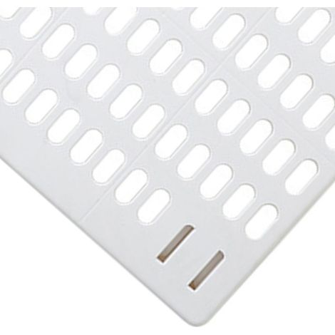 Pegboard Panel Organisateur mural 30 cm blanc auto-adhésif multi perforé rangement kitchen PS (1/4)