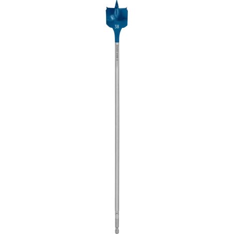 BOSCH ACCESSORIES 2608900357 MÈCHE À BOIS PLATE 38 MM LONGUEUR TOTALE 400 MM TIGE HEXAGONALE 1 PC(S)