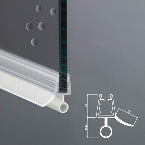 Guarnizione Box Doccia con Gocciolatoio Vetro 6mm 8mm EC-834