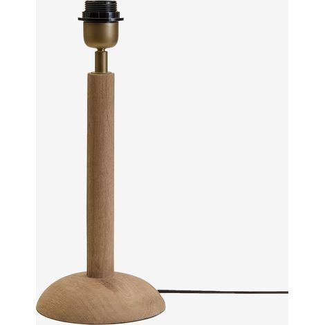 Base per lampada da tavolo in legno di mango Harry 30 cm SKLUM             (1/5)