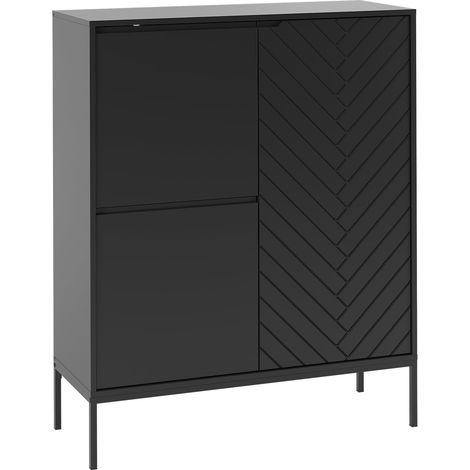 Credenza alta 3 ante Daria Nero (1/5)