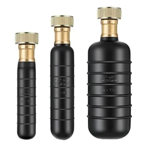 Lot de 3 kits débouchage canalisations, réservoir nettoyage pour tuyaux 2,5 à 15,2 cm, débouche les blocages tenaces dans l'égout principal - (1/5)