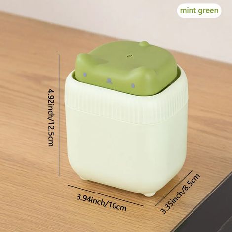 Distributeur de savon à pression (vert), distributeur de détergent de cuisine à pression, distributeur manuel, distributeur de savon à pression pour éponge (1/5)