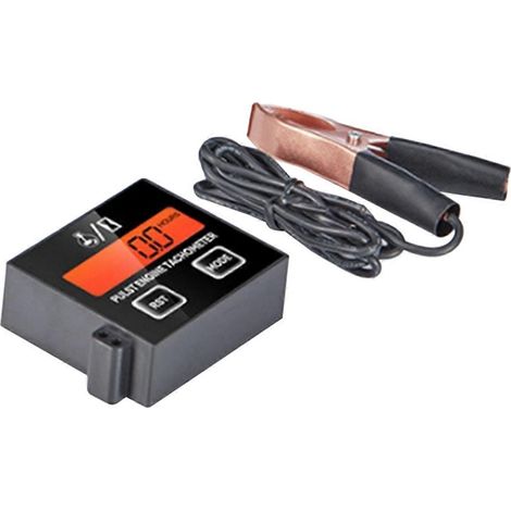Drehzahlmesser, Betriebsstundenzähler, digitale Motordrehzahlanzeige, austauschbare Batterie (siehe Abbildung) (1/5)