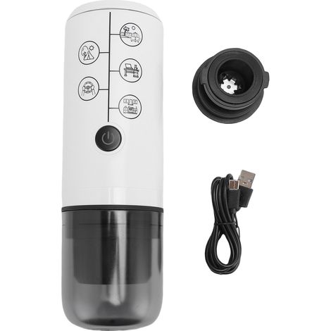 Machine à café Portable sans fil, 17 bars, automatique, fonctionne avec capsules, pour les voyages en voiture en plein air (1/5)