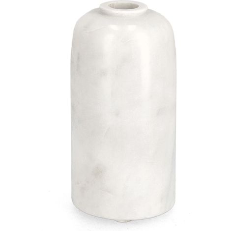 vaso kandy in marmo per uso decorativo Ø 7,5 x h 15 cm -Grigio (1/2)