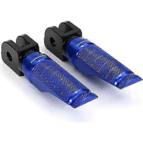 CNC-gefräste Aluminium-Fußrasten für Honda CB125R, CB300R und CB1000R (2018–2022) – Blaues CB1000R-Logo