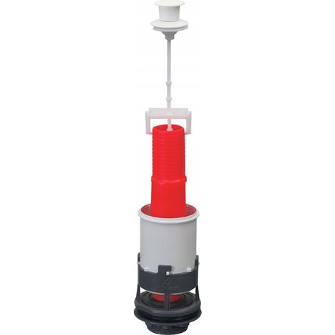 Válvula de desagüe para inodoro, barra de tracción compacta + juego de tornillos