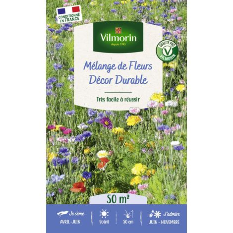 Décor Durable - 50 m² - Mélange de fleurs Vilmorin (1/3)