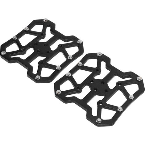Adaptateurs SPD pour pédales VTT, plateforme aluminium noir - Paire (1/5)