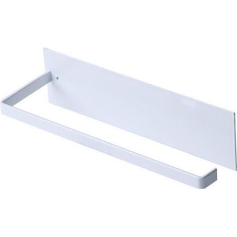 Porte-serviettes en papier essuie-tout sous le porte-rouleau de papier adhésif pour armoire - Blanc (1/4)