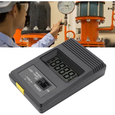 Thermomètre numérique haute précision Tm‑902c, affichage LCD, portable, mesure de -50℃ à 1300℃ (1/5)