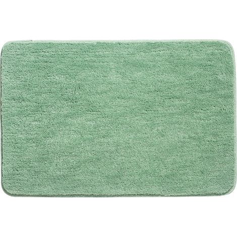 Tapis de Bain, Antidérapant Tapis Salle de Bain Épaissi Tapis Sortie de Douche Absorbant Tapis de Sol Ultra Doux en Microfibre, Séchage Rapide, Lavable en Machine, Vert, 40 x 60cm (1/5)