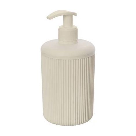 Distributeur de savon en plastique blanc crème colorado
