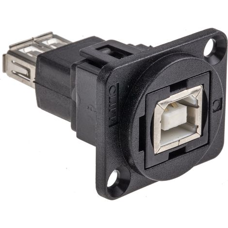 RS PRO-Connecteur XLR Prise femelle Droit XLR, montage panneau, placage Nickel ( Prix pour 1 ) (1/2)