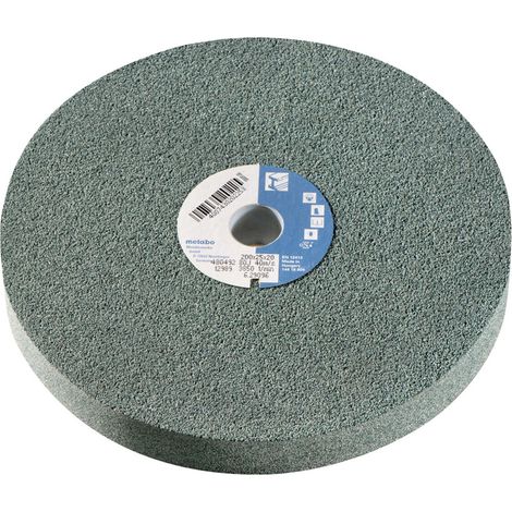 TrAdE Shop Traesio - Disco Mola Da Banco Abrasivo Grana 80 Smerigliatrice 125x25x32 Affila Utensili -