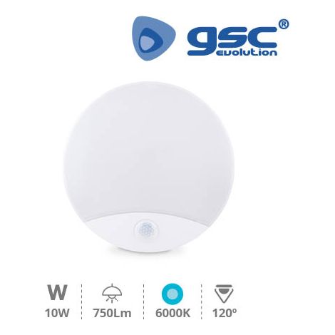 LED-Wandleuchte mit 10W 6000K Sensor + Notleuchte GSC 000704716