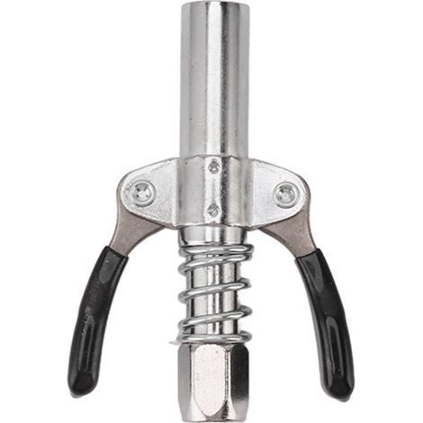 Quick-release grease coupler, double-handle locking tips, 10,000 PSI rated end couplers with G1/8 internal thread (1/5)