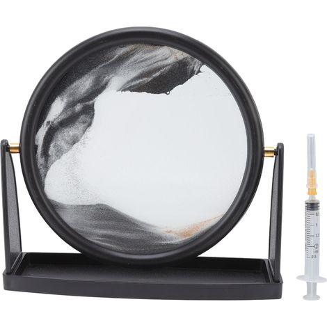 de sable en mouvement paysage de sable en verre rond 3D (1/5)