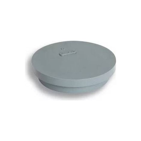 TAPPO DI CHIUSURA IN PVC GRIGIO Misura: D. 40 - H.20 mm