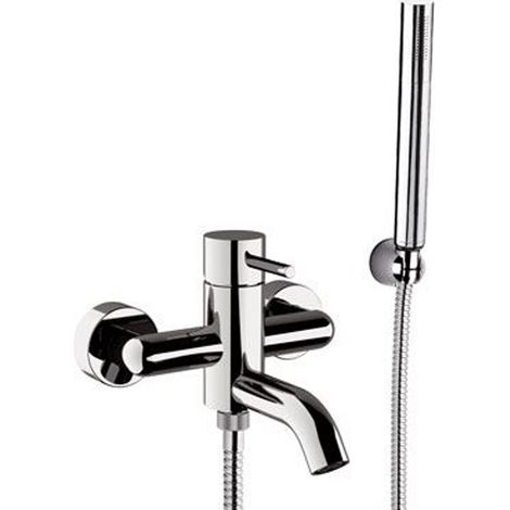 Miscelatore vasca con kit doccino cromato - Serie X Style