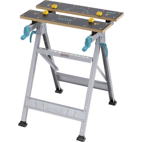 wolfcraft - Master 200 - Établi de Travail Pliant - Table de Serrage - Plateau Réglable - réf. 6177000