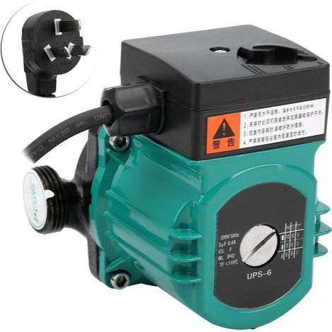 Pompe submersible UPS‑6, circulateur d'eau surpresseur 100W, 3 vitesses, raccord 1 pouce, prise AU, AC220V (1/5)