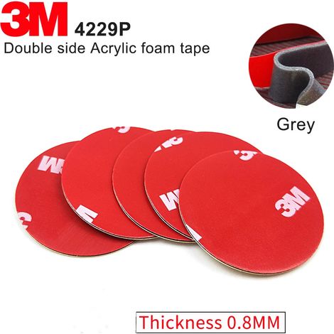 10 Biadesivi VHB 50mm a schiuma acrilica 3M 4229P spessore 0,76mm Numero Pezzi - 10 pcs. (50mm) (1/3)