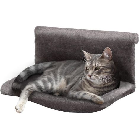 1 Lit Radiateur Pour Chat, Cadre Métal Pliable, Housse Polaire Lavable, Petit Animal