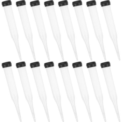 Lot de 50 tubes à eau pour fleurs avec bouchons en plastique (1/5)