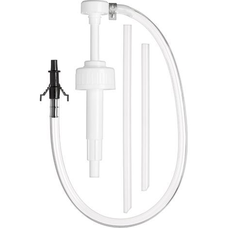 Slippery Pete – Flüssigkeitspumpe für Weithals-Quartflaschen – 8 cm³ pro Pumphub und Dreihandadapter zum Umfüllen von Getriebeöl (1/5)