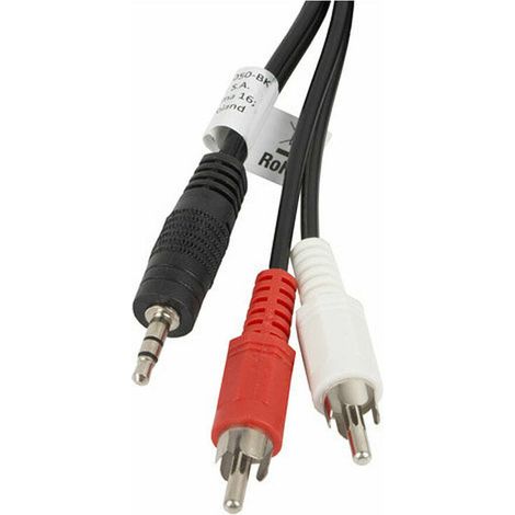 Cavo stereo lanberg jack 3,5mm/2x rca maschio 5m (1/3)