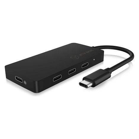 Raidsonic  Hub de 4 puertos con interfaz USB Tipo-C y puerto PD  IB-HUB1429-CPD (1/5)